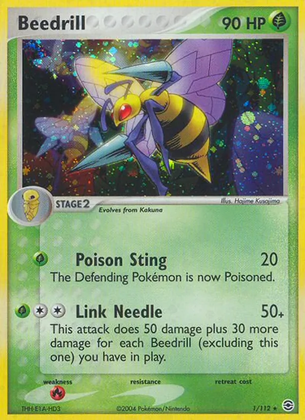Beedrill, FireRed & LeafGreen 001/112