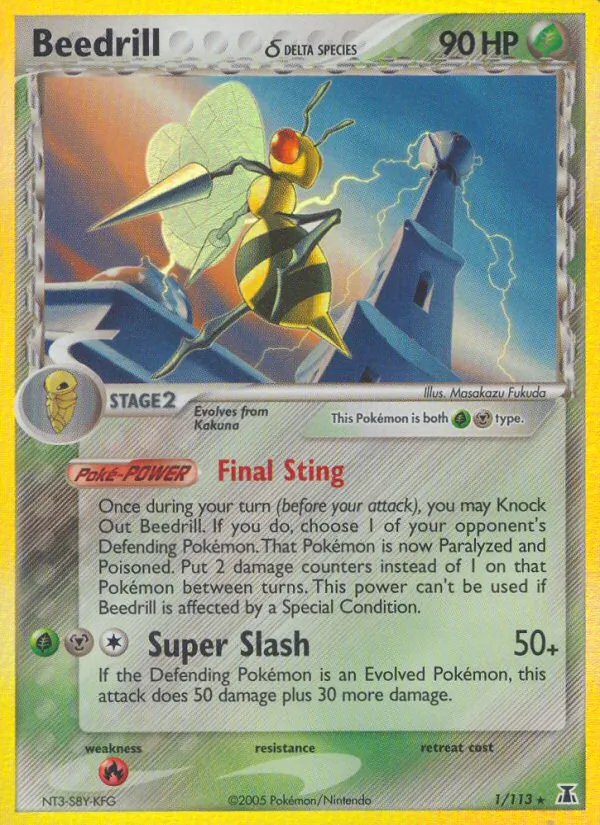Beedrill δ, Delta Species 001/113
