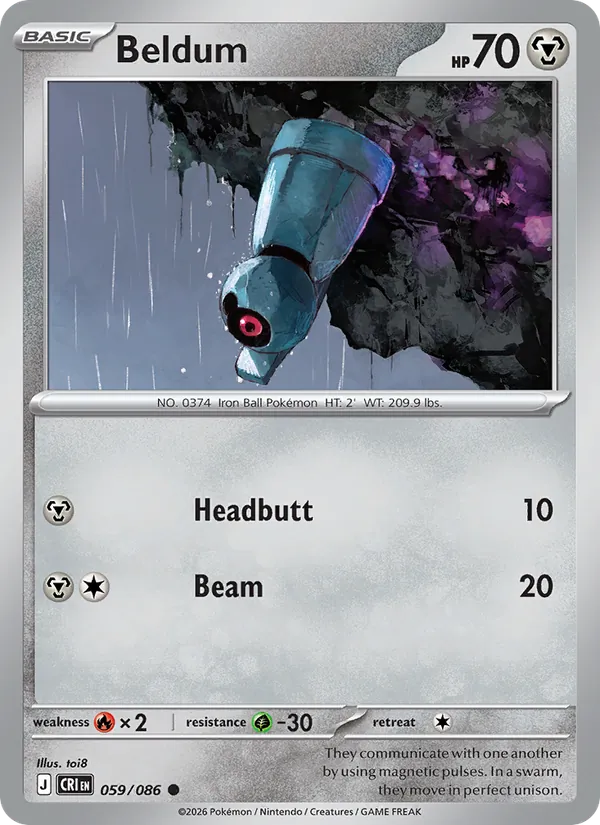 Beldum, Chaos Rising 059/086