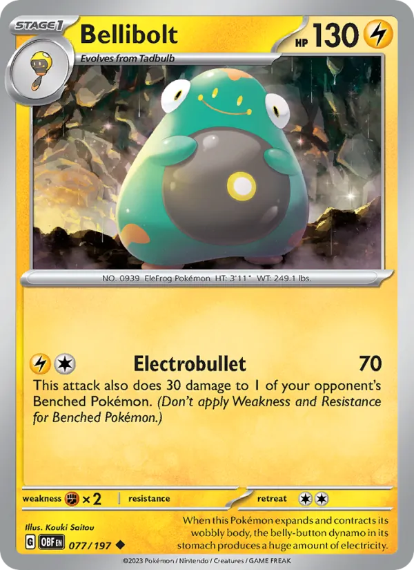 Bellibolt, Obsidian Flames 077/197