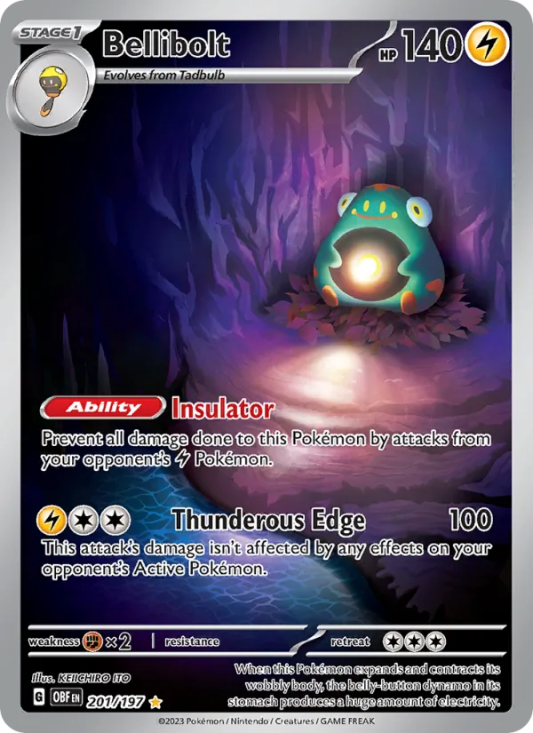 Bellibolt, Obsidian Flames 201/197