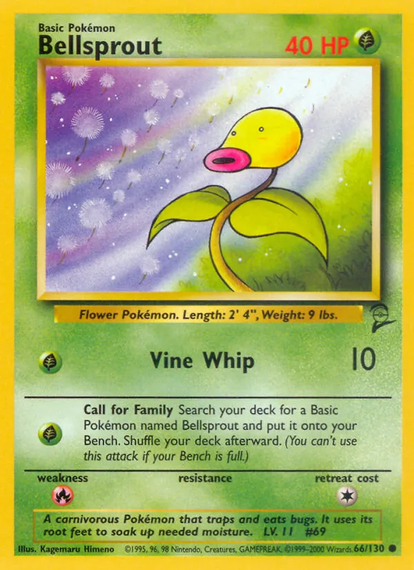 Bellsprout, Base Set 2 066/130