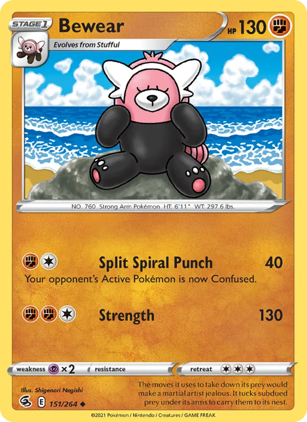 Bewear, Fusion Strike 151/264