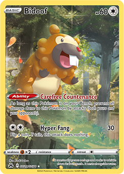 Bidoof, Crown Zenith Galarian Gallery GG29/70