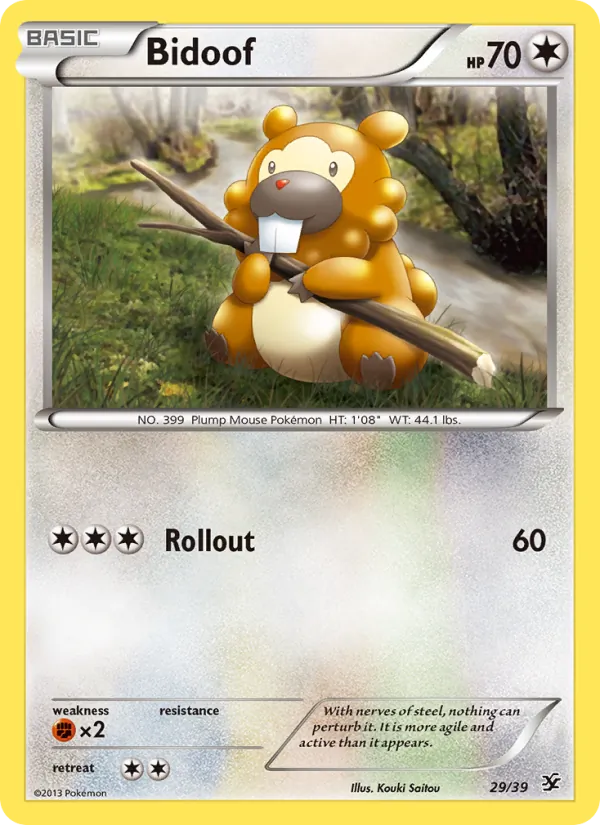 Bidoof, Kalos Starter Set 029/039