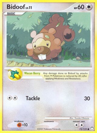 Bidoof, Countdown Calendar 073/123