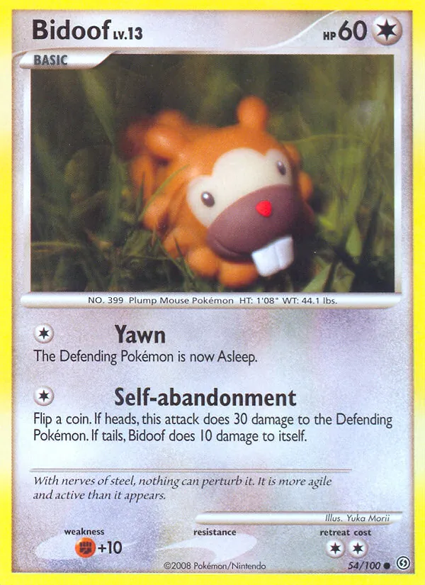 Bidoof, Stormfront 054/100