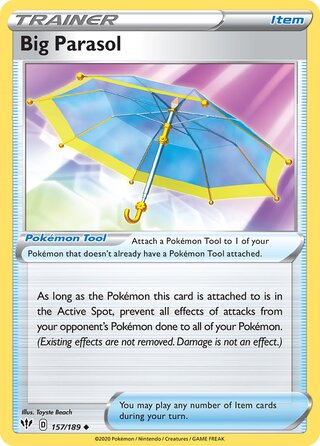 Big Parasol, Play! Pokémon Prize Pack Series One 157/189