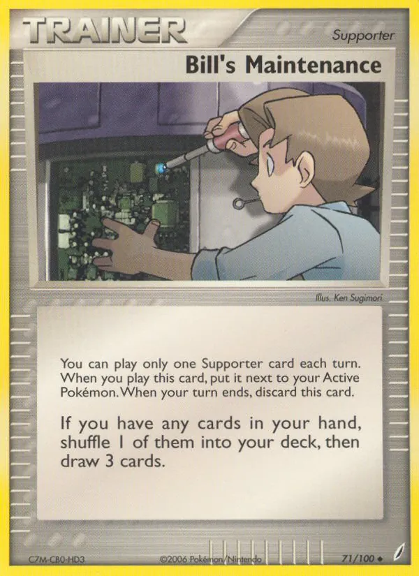 Bill's Maintenance, Crystal Guardians 071/100