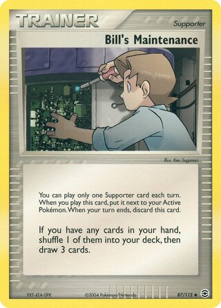 Bill's Maintenance, WC Deck 2006 (Eeveelutions) 087/112