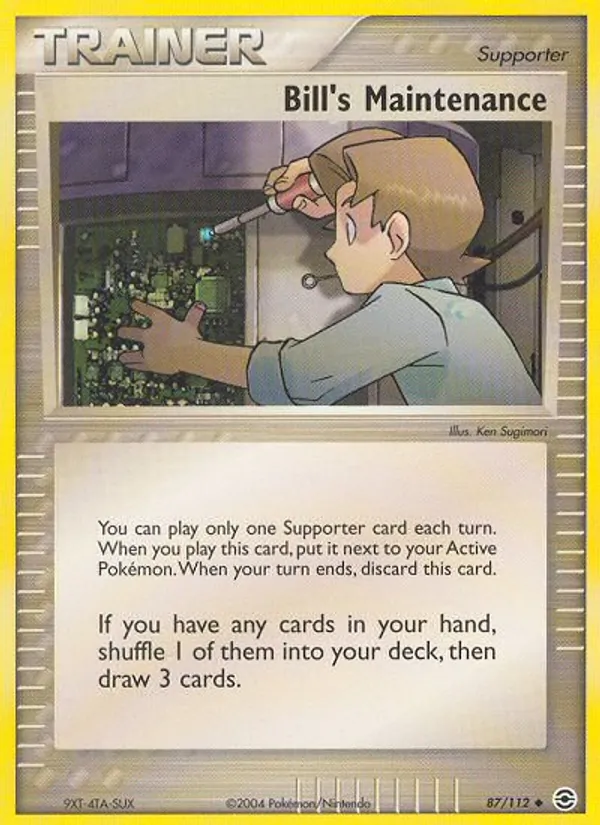 Bill's Maintenance, FireRed & LeafGreen 087/112