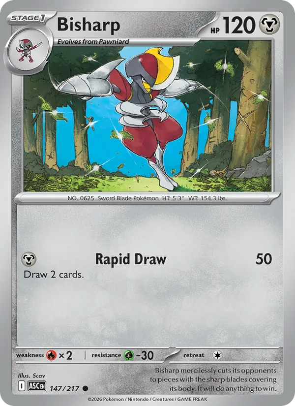 Bisharp, Ascended Heroes 147/217