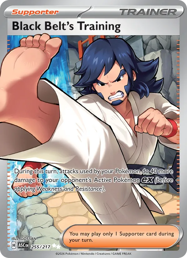 Black Belt's Training, Ascended Heroes 255/217