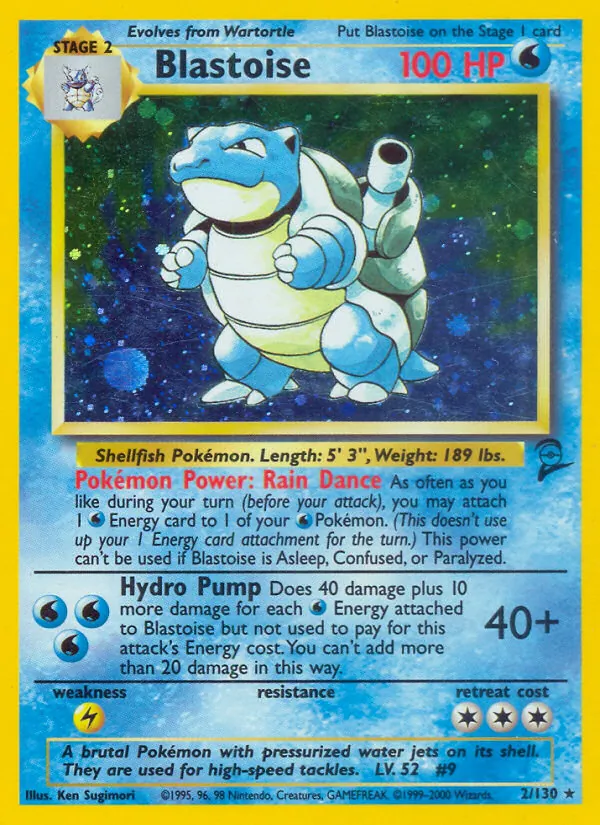 Blastoise, Base Set 2 002/130