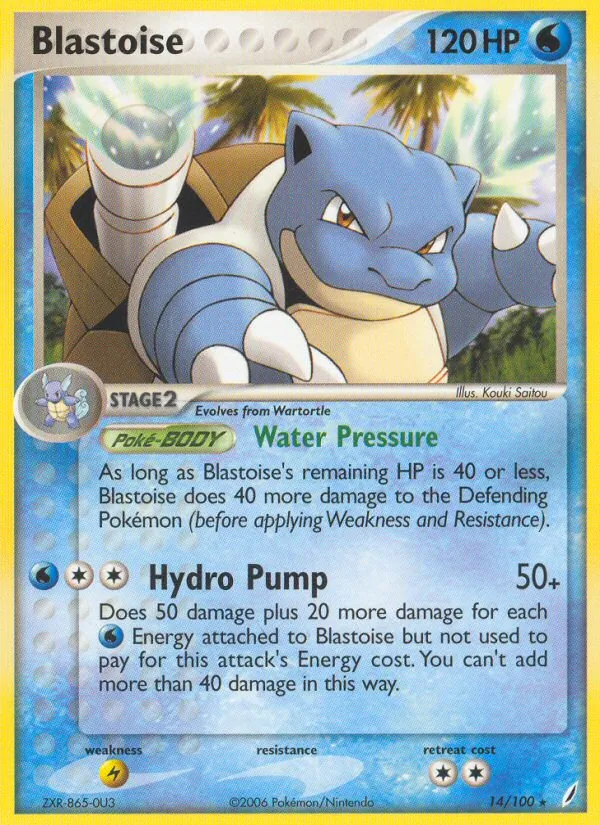 Blastoise, Crystal Guardians 014/100