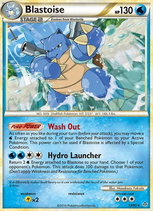 Blastoise, Unleashed 013/095