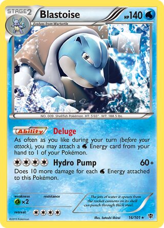 Blastoise, WC Deck 2015 (HonorStoise) 016/101