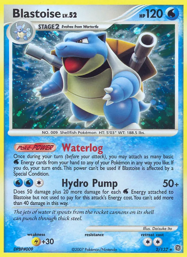 Blastoise, Secret Wonders 002/132