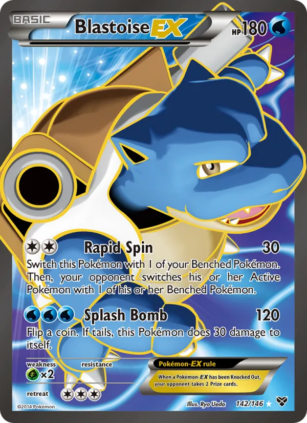 Blastoise EX, XY 142/146