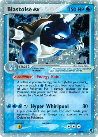Blastoise EX, WC Deck 2006 (B-L-S) 104/112