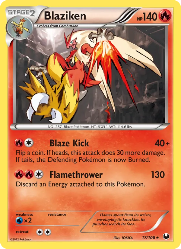 Blaziken, Dark Explorers 017/108