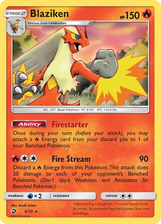 Blaziken, Dragon Majesty 006/070