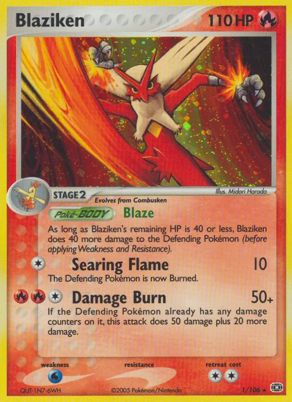 Blaziken, Emerald 001/106