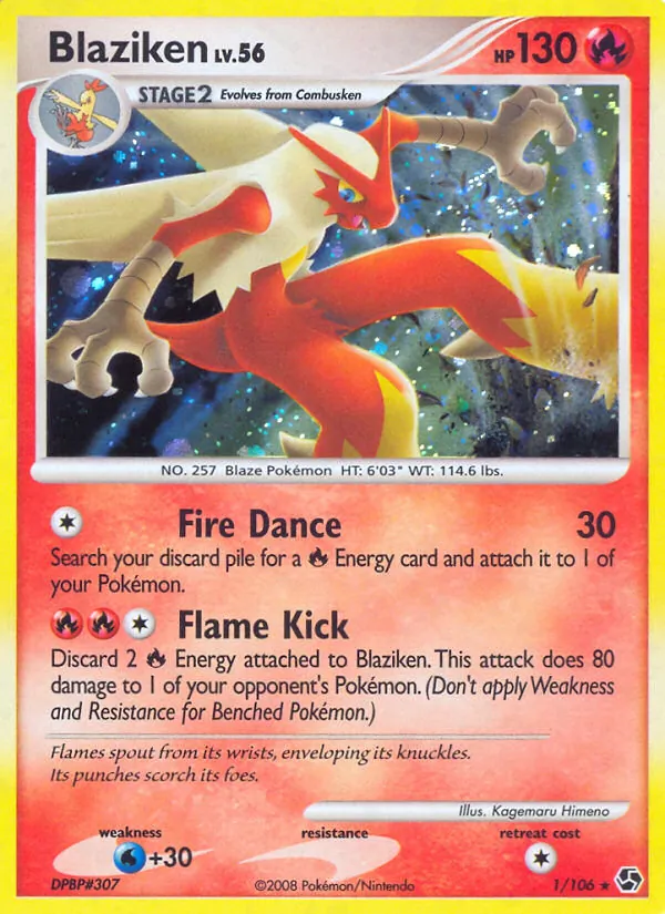Blaziken, Great Encounters 001/106