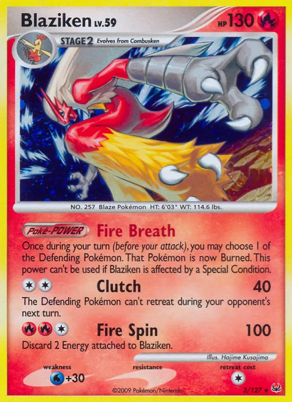 Blaziken, Platinum 003/127