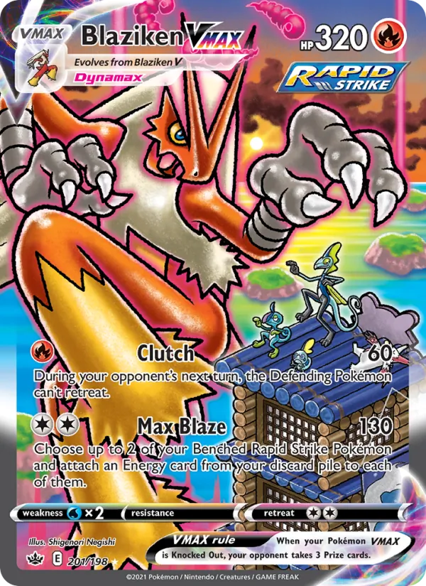 Blaziken VMAX, Chilling Reign 201/198