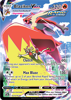 Blaziken VMAX, Silver Tempest Trainer Gallery TG15/30