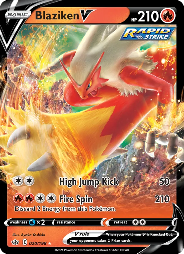 Blaziken V, Chilling Reign 020/198