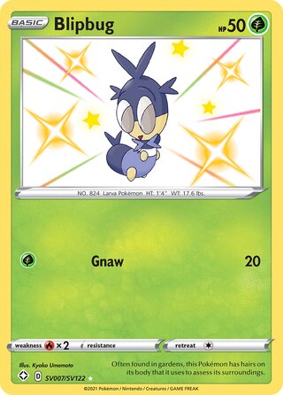 Blipbug, Shining Fates SV007/SV122