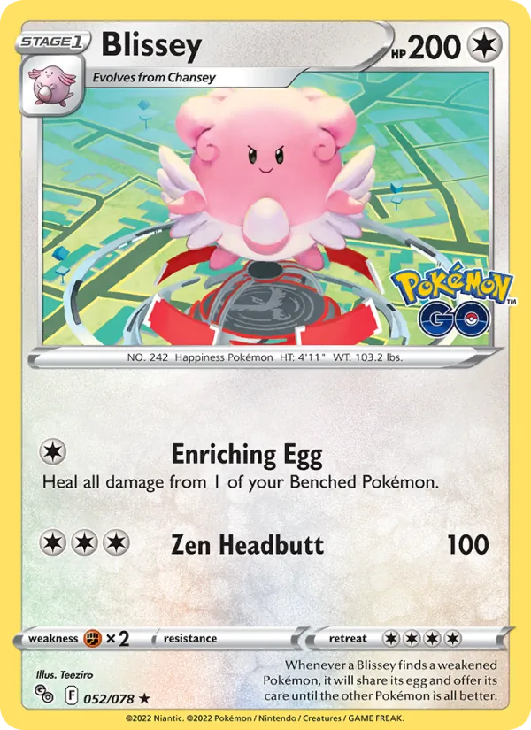Blissey, Pokémon GO 052/078