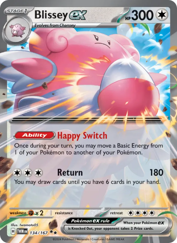 Blissey EX, Twilight Masquerade 134/167