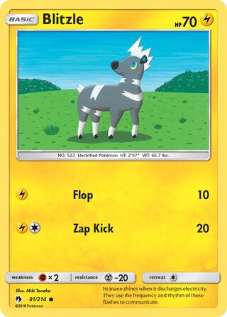 Blitzle, Battle Academy 2020 (Pikachu) 081/214