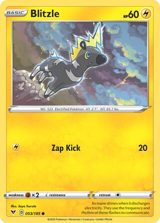 Blitzle, Battle Academy 2022 (Pikachu) 053/185