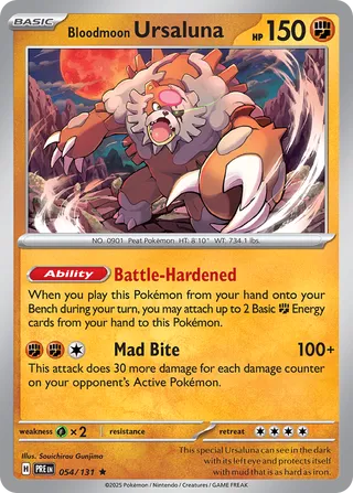 Bloodmoon Ursaluna, Prismatic Evolutions 054/131