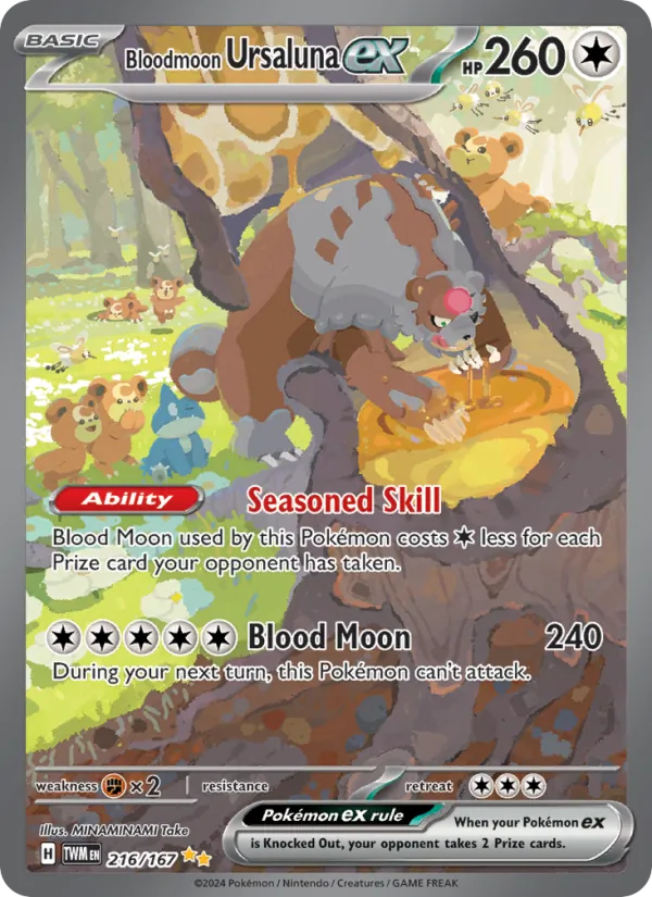 Bloodmoon Ursaluna EX, Twilight Masquerade 216/167