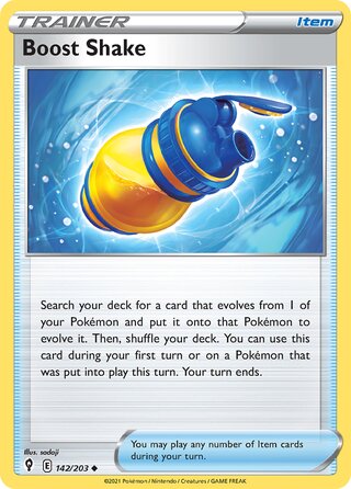 Boost Shake, Play! Pokémon Prize Pack Series One 142/203