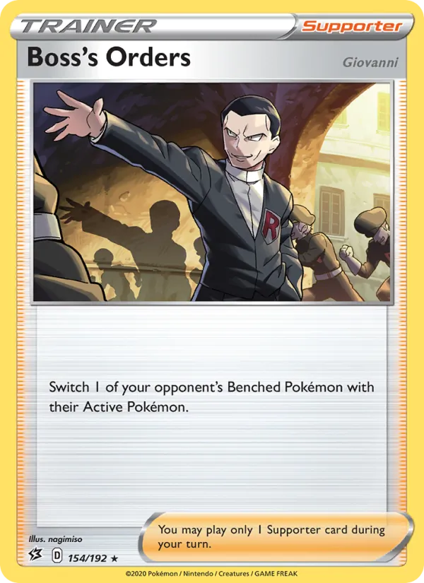 Boss's Orders (Giovanni), Rebel Clash 154/192