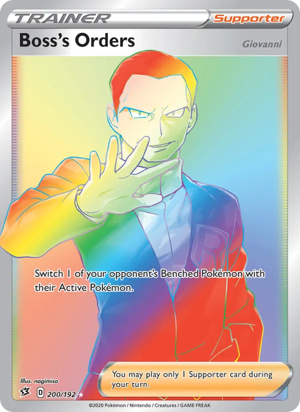Boss's Orders (Giovanni), Rebel Clash 200/192