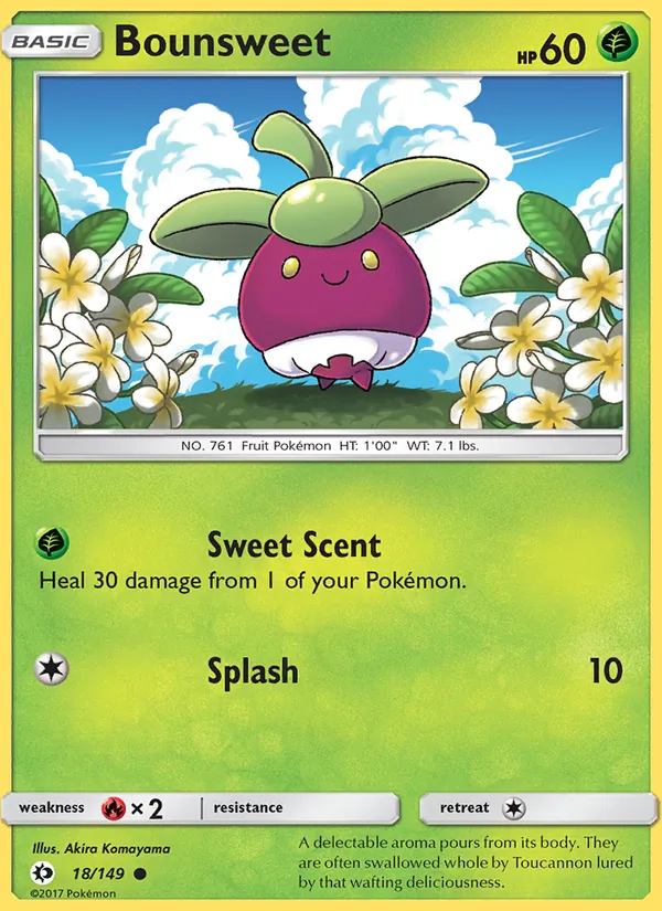 Bounsweet, Sun & Moon 018/149