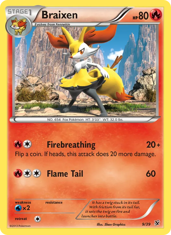 Braixen, Kalos Starter Set 009/039