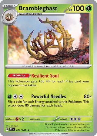 Brambleghast, Play! Pokémon Prize Pack Series Five 021/162