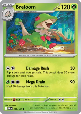 Breloom, Destined Rivals 006/182