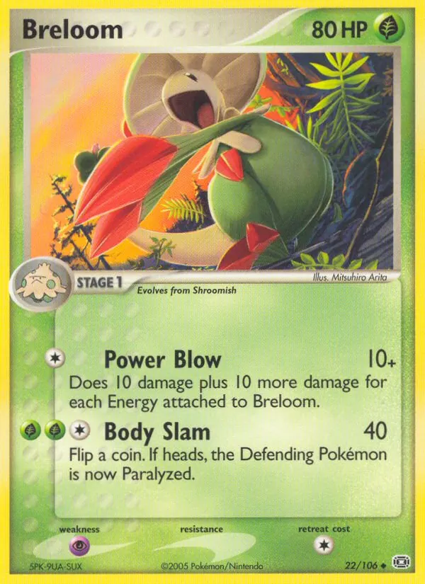 Breloom, Emerald 022/106