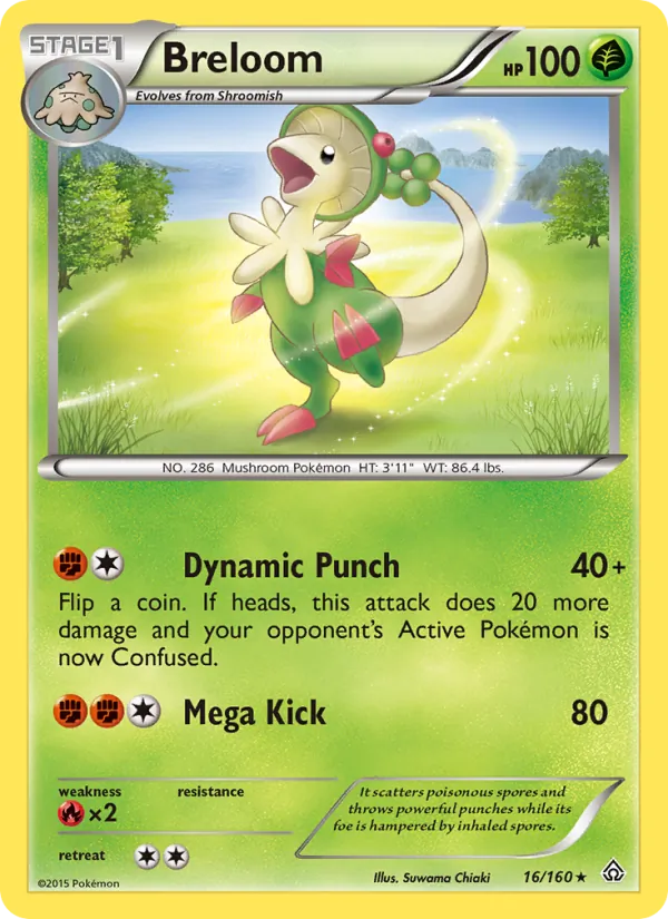 Breloom, Primal Clash 016/160