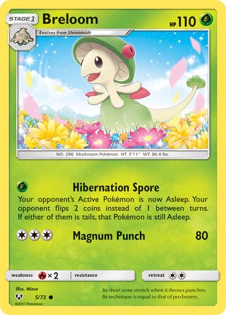 Breloom, Shining Legends 005/073