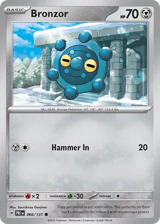 Bronzor, Prismatic Evolutions 066/131